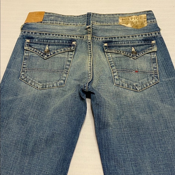 Tommy Hilfiger Denim - Tommy Hilfiger Denim Heritage ROBIN Dark Wash Flare New Jeans Size 28 x 32”